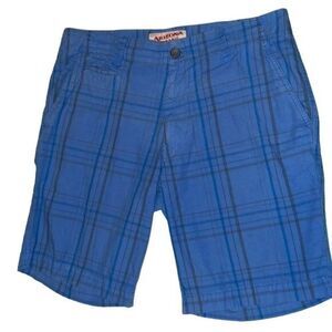 Arizona sz 32 Blue plaid light weight shorts, 10” inseam